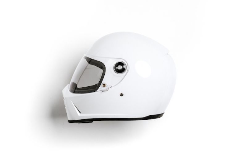 Motorcycle gear, helmets, impact zones