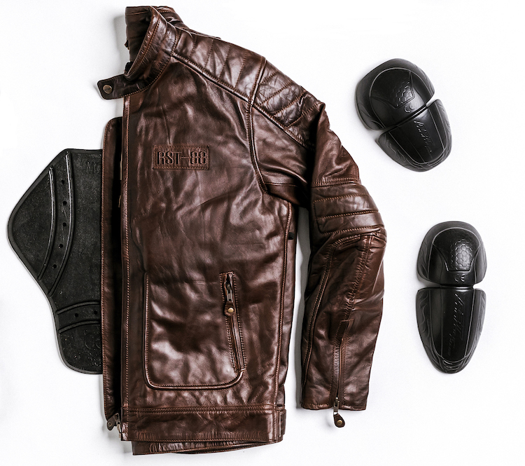 Motorcycle gear, impact protectors, style rider, cafe racer