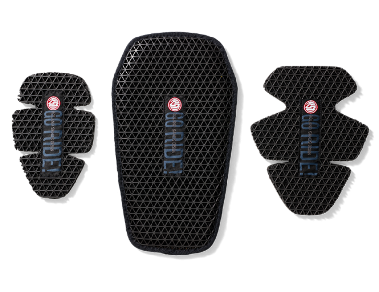 Motorcycle gear, impact protectors, body armour